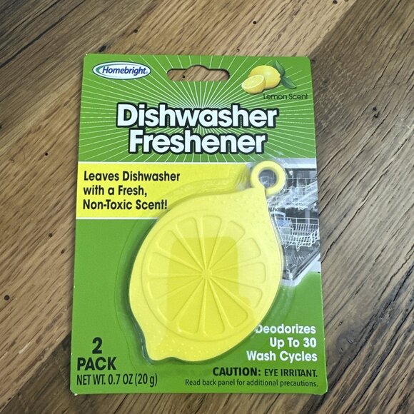 Homebright Dishwasher Freshener 2 Pack New Fresh Non Toxic - Picture 1 of 4